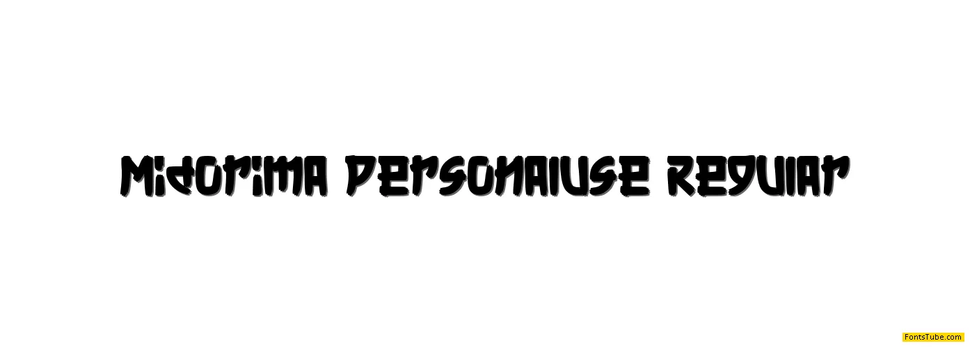 Midorima - Personal Use Font