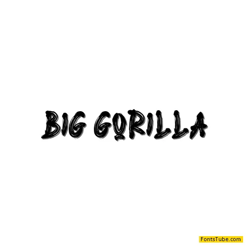 BIG GORILLA Font