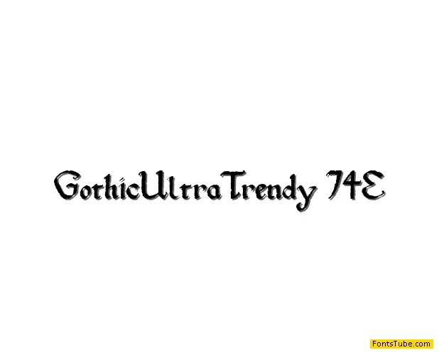 Gothic Ultra Trendy