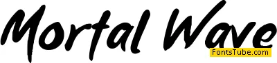 Mortal Wave Font