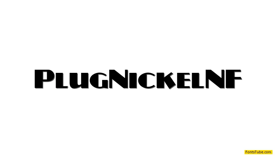 Plug Nickel NF Font