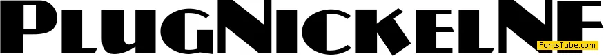 Plug Nickel NF Font