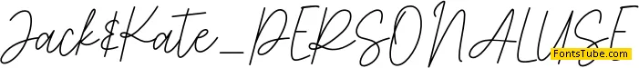 Jack & Kate Font