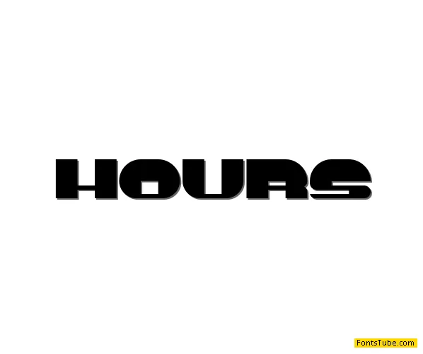Hours Font
