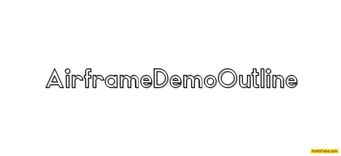 Airframe Demo Font Family