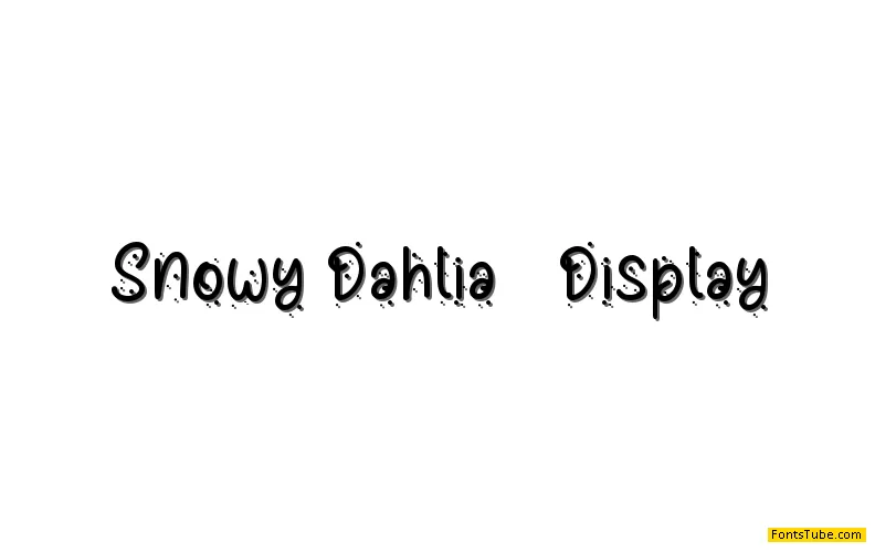 Snowy Dahlia Font