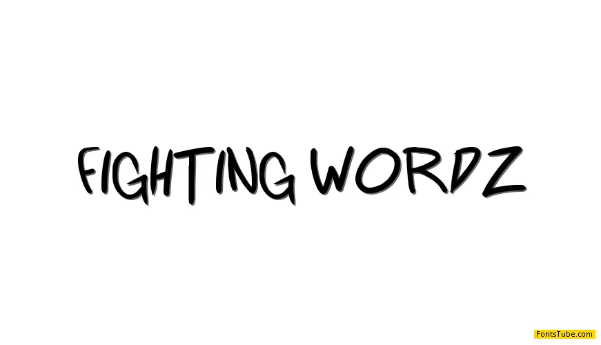 Fighting wordz Font Family
