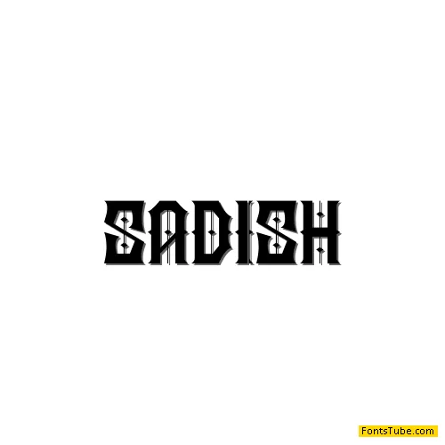 SADISH Font