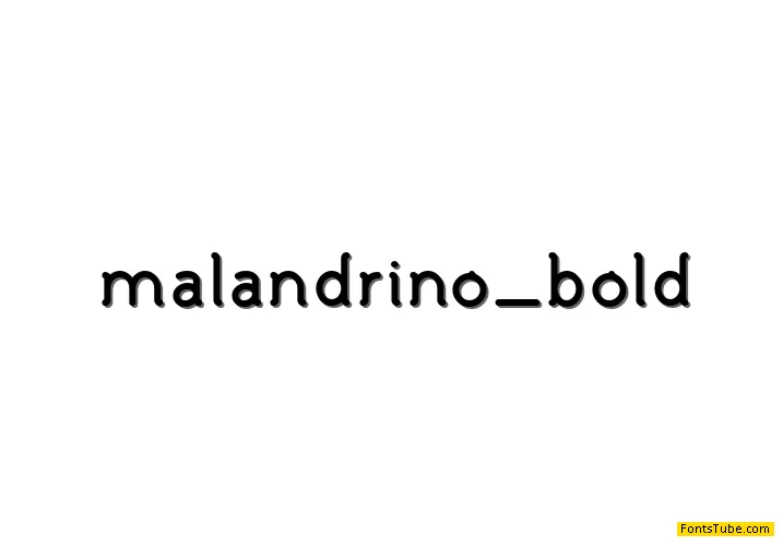 Malandrino Font Family