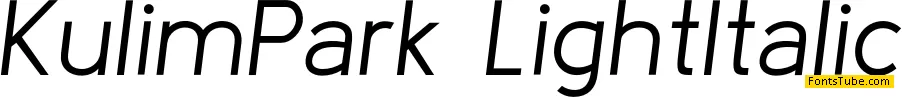 Kulim Park Font Family