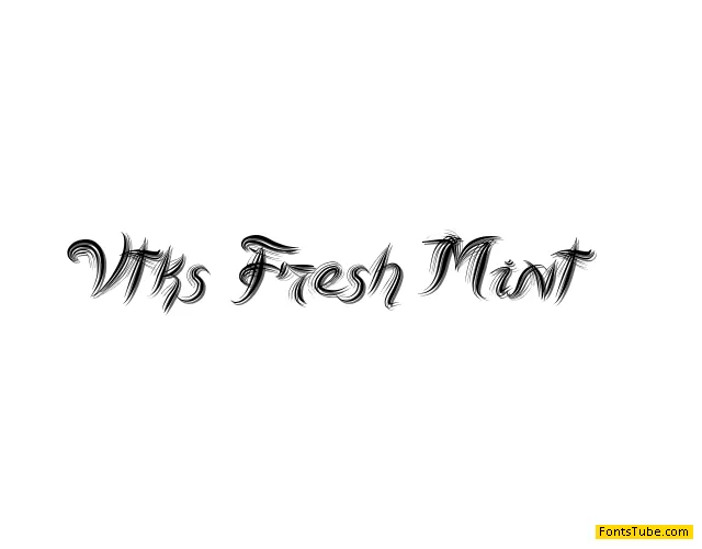 Vtks Fresh Mint Font