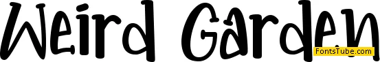 Weird Garden - Personal Use Font