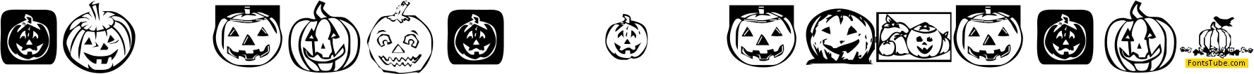 KR Pick A Pumpkin Font