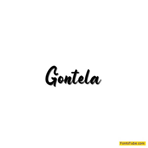 Gontela Personal Use Font
