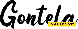 Gontela Personal Use Font