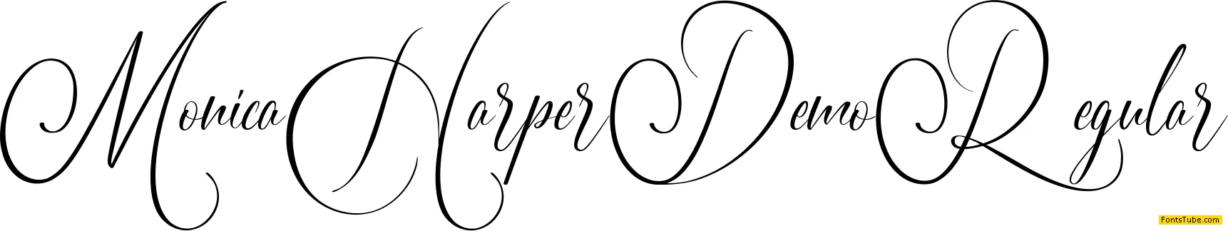 Monica Harper Demo Font