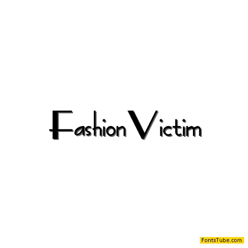 FashionVictim Font