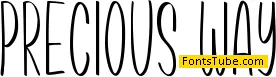 Precious Way Font