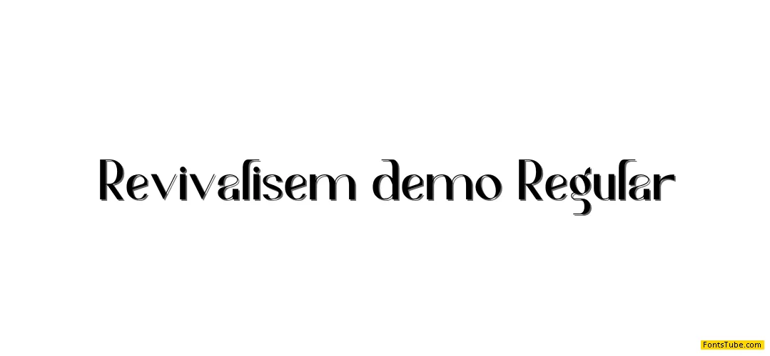 Revivalisem-demo Font Family