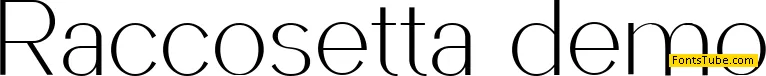 Raccosetta Font
