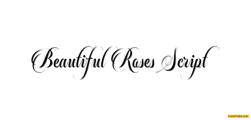 Beautiful Roses Font