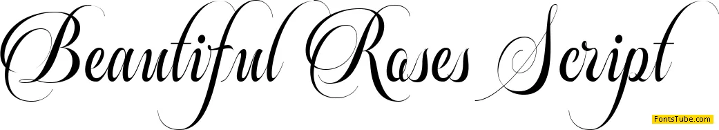 Beautiful Roses Font