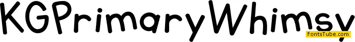 KG Primary Whimsy Font