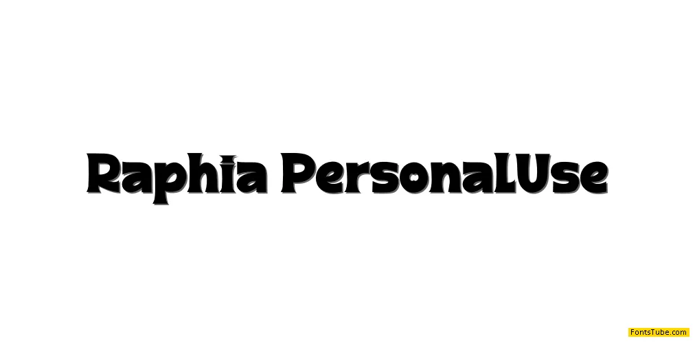 Raphia Font