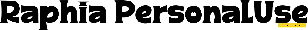 Raphia Font