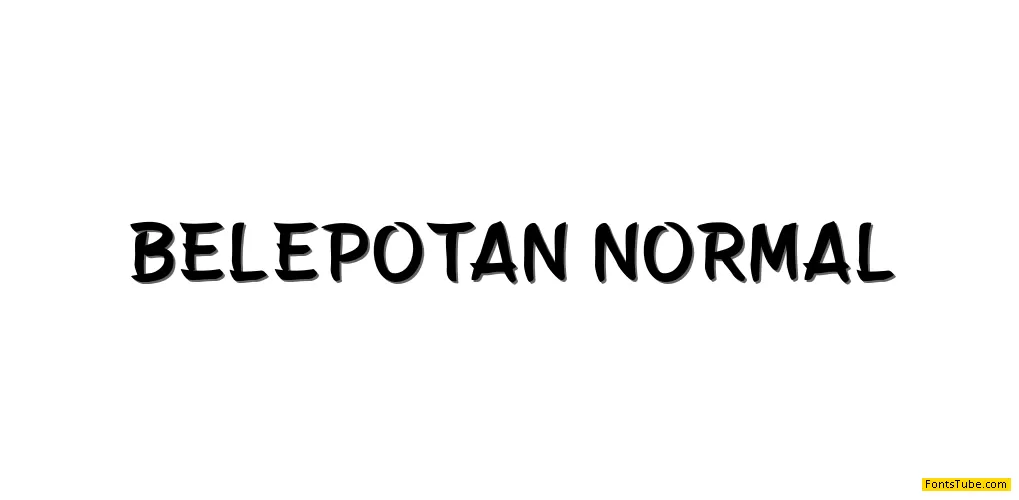 Belepotan Font Family