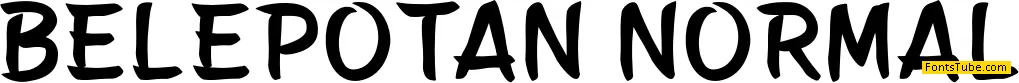 Belepotan Font Family