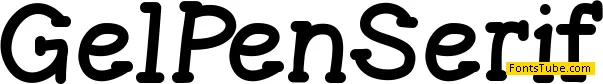 GelPenSerif Font Family