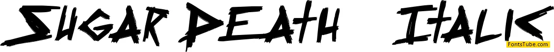 Sugar Death 2 Font Family
