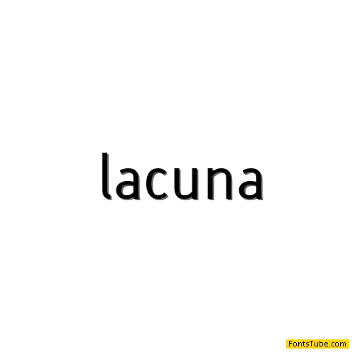 Lacuna Font Family