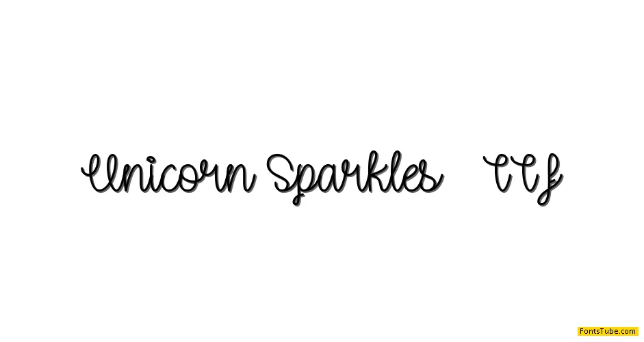 Unicorn Sparkles Font