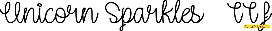 Unicorn Sparkles Font