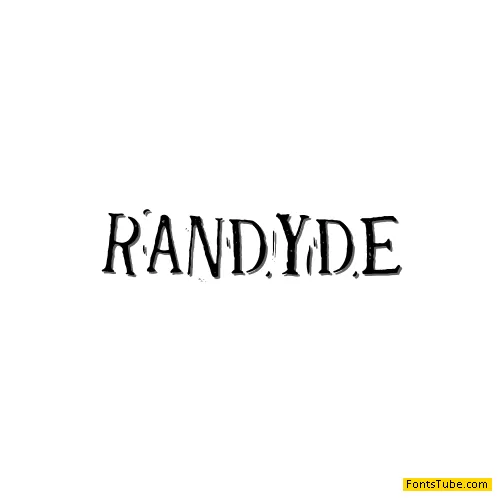 Randy Described Eternity Font