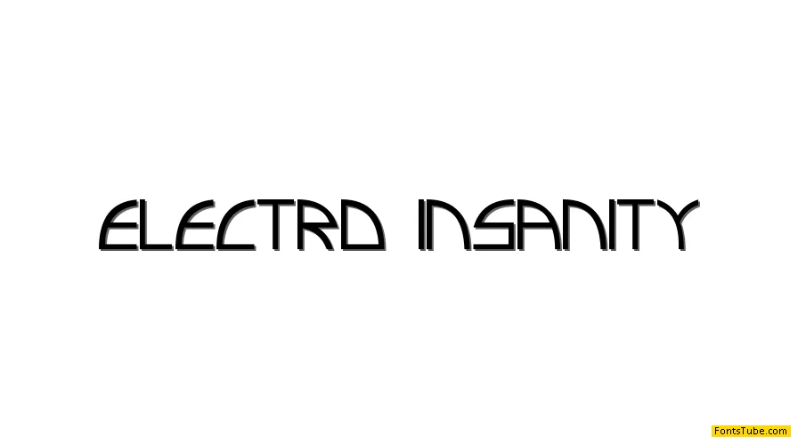 Electro insanity Font