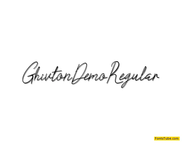 Ghivton Demo Font