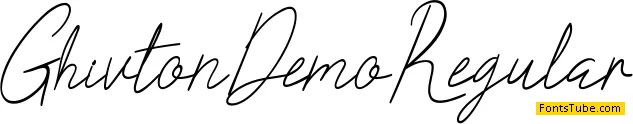 Ghivton Demo Font