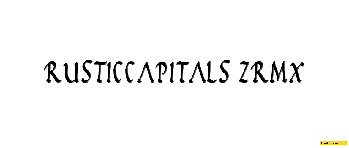 Rustic Capitals