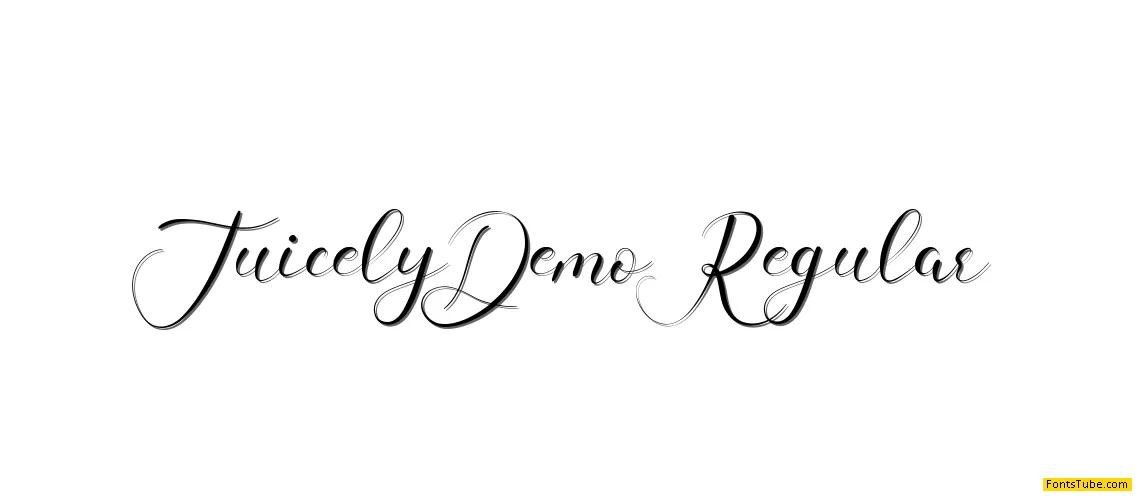 Juicely Demo Font