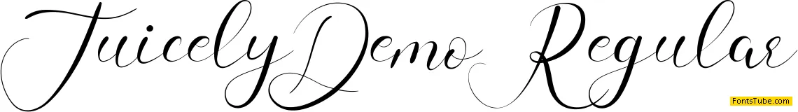 Juicely Demo Font