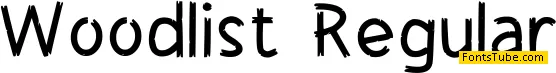 Woodlist Font