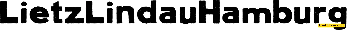 Lietz LindauHamburg Font