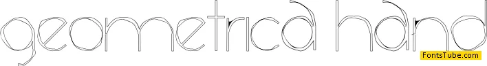 Geometrica Hand Font