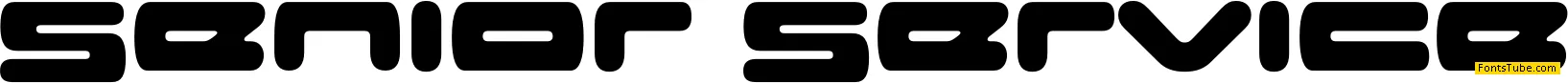 Senior Service Font