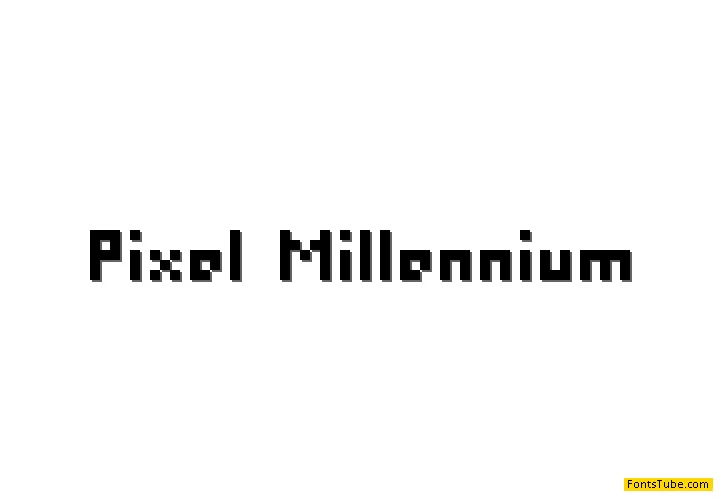 Pixel Millennium Font