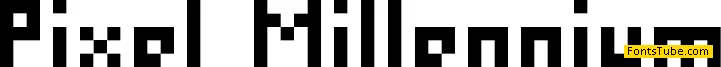 Pixel Millennium Font