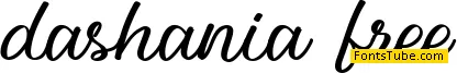 Dashania-free Font